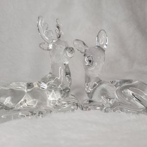 Art glass deer
